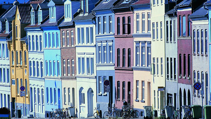 casas de colores Dinamarca